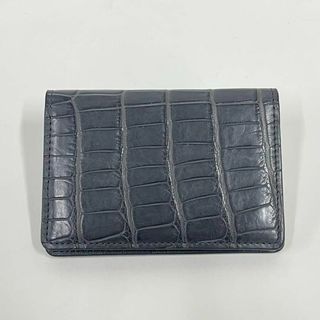 ルイヴィトン(LOUIS VUITTON)の美品♡ルイヴィトン♡アリゲーター オーガナイザードゥポッシュ グレー(折り財布)