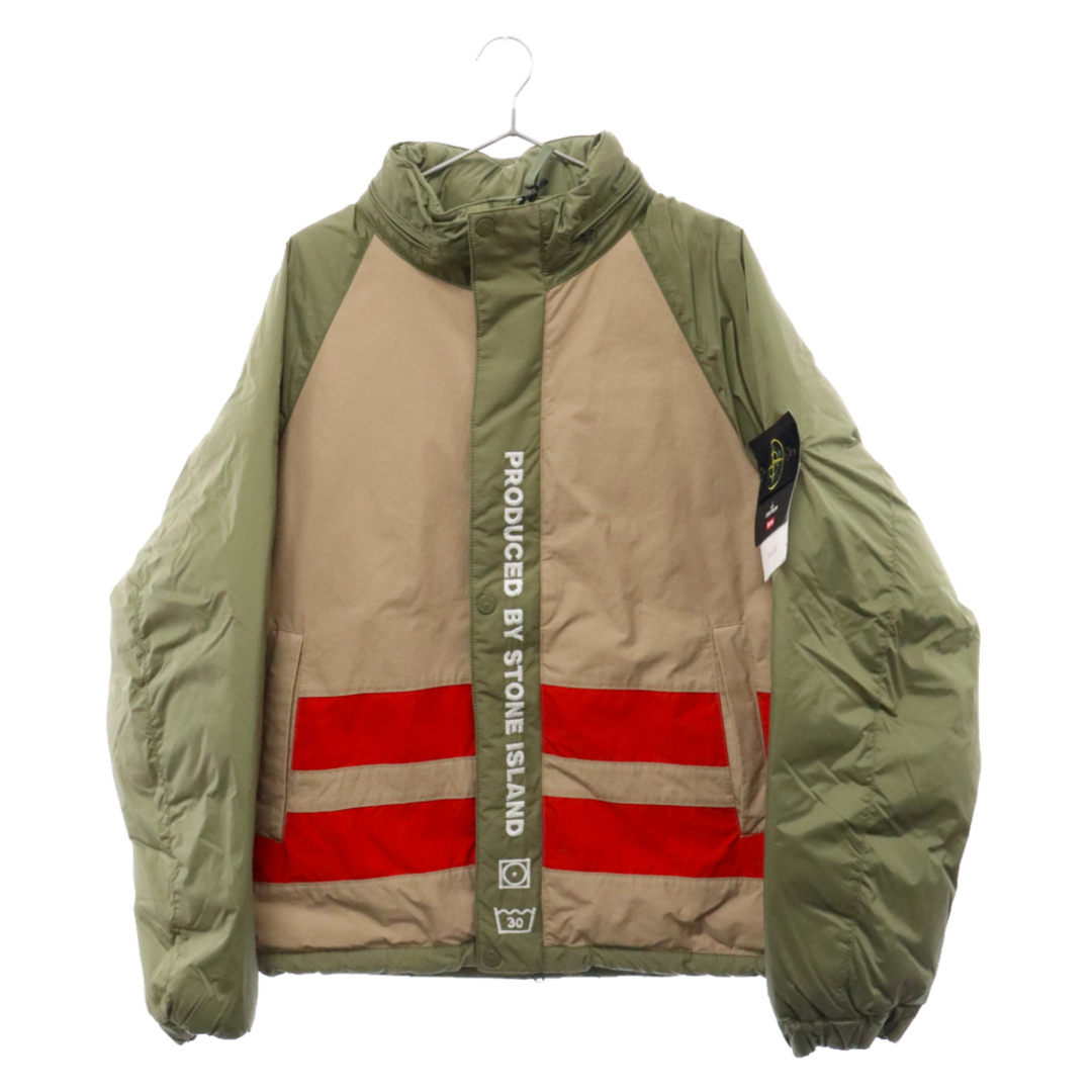 Supreme(シュプリーム)のSUPREME シュプリーム 23AW×STONE ISLAND Reversible Down Puffer Jacket リバーシブル ダウン パファージャケット ストーンアイランド オリーブ/ブラウン/レッド メンズのジャケット/アウター(ダウンジャケット)の商品写真