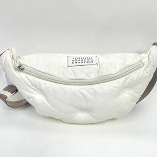 マルタンマルジェラ(Maison Martin Margiela)のMaison Margiela♡グラムスラム レザー ウエストポーチ ホワイト(ボディバッグ/ウエストポーチ)