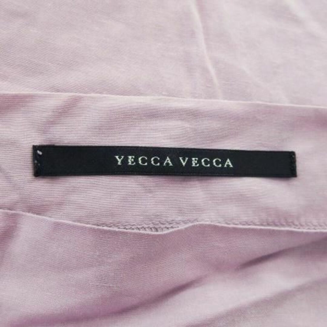 YECCA VECCA(イェッカヴェッカ)のイェッカヴェッカ 半袖ブラウス ヘムライン ボタン F 230728AO13A レディースのトップス(シャツ/ブラウス(半袖/袖なし))の商品写真