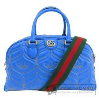 グッチ(Gucci)のGUCCI 722114 アディダスコラボ 2WAY トートバッグ レザー レディース(トートバッグ)