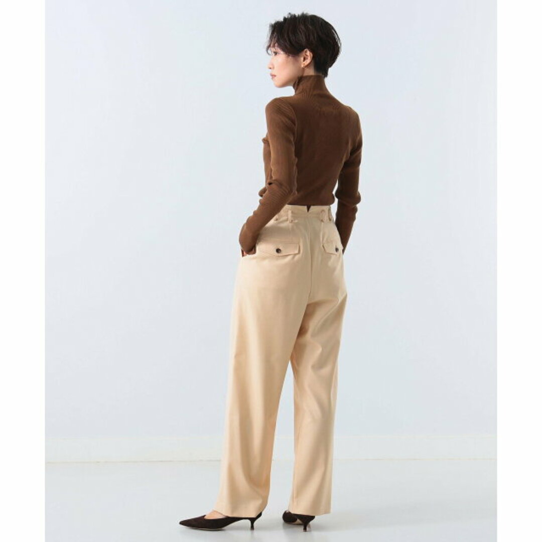 Demi-Luxe BEAMS - 【BEIGE】Demi-Luxe BEAMS / ソフトツイル タック
