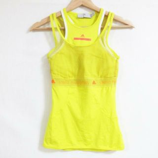 ADIDAS BY STELLA McCARTNEY(アディダスバイステラマッカートニー) タンクトップ サイズXS レディース - イエロー メッシュ