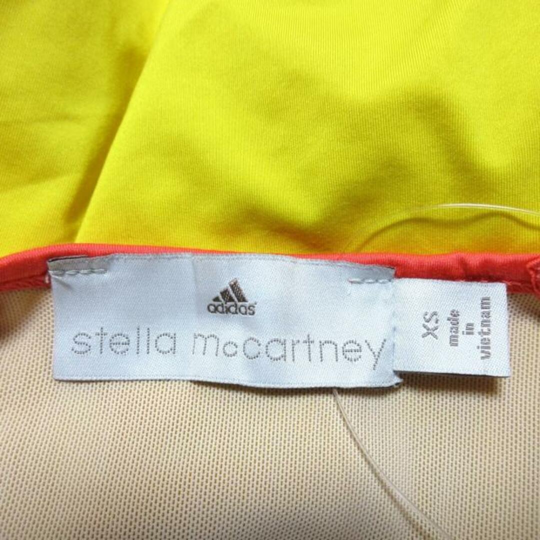 adidas by Stella McCartney(アディダスバイステラマッカートニー)のADIDAS BY STELLA McCARTNEY(アディダスバイステラマッカートニー) タンクトップ サイズXS レディース美品  - レッド×ベージュ×イエロー レディースのトップス(タンクトップ)の商品写真