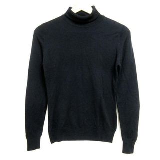 ジョンスメドレー(JOHN SMEDLEY)のJOHN SMEDLEY(ジョンスメドレー) 長袖セーター サイズS レディース - 黒 タートルネック(ニット/セーター)