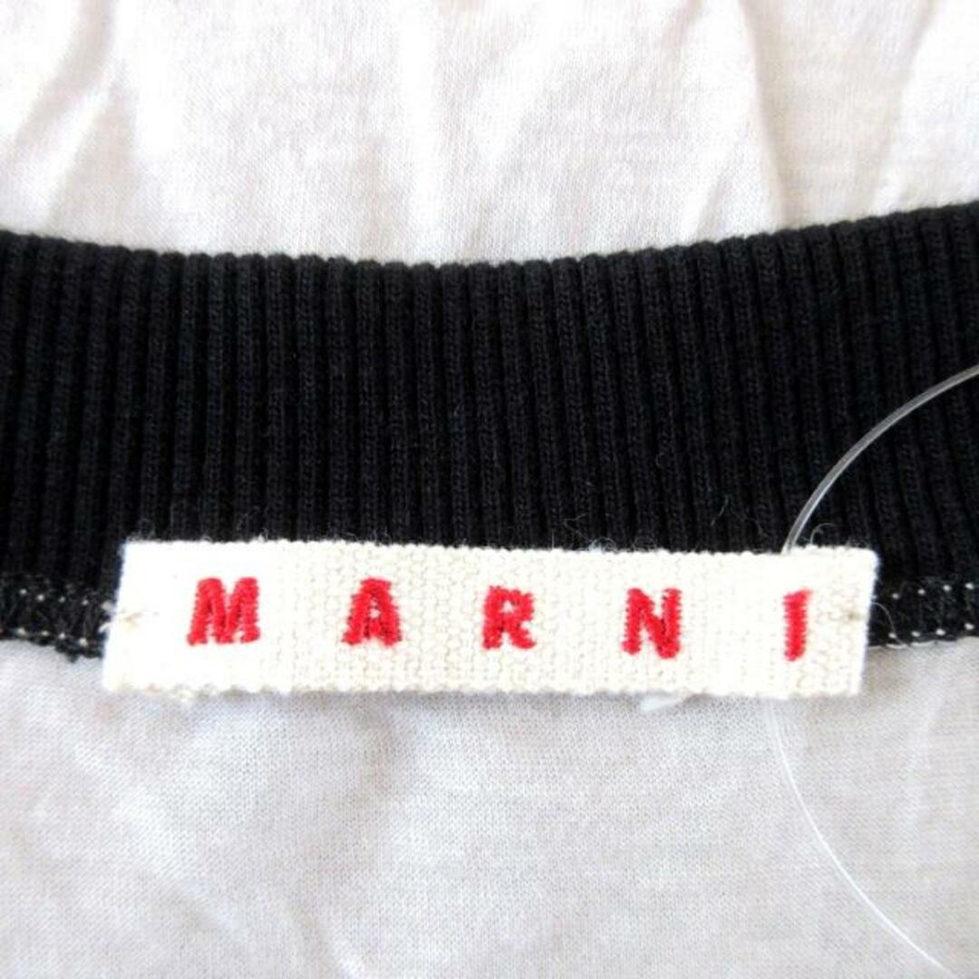 Marni(マルニ)のMARNI(マルニ) 半袖カットソー サイズ40 M レディース - グレーベージュ×ピンクベージュ×黒 Vネック レディースのトップス(カットソー(半袖/袖なし))の商品写真