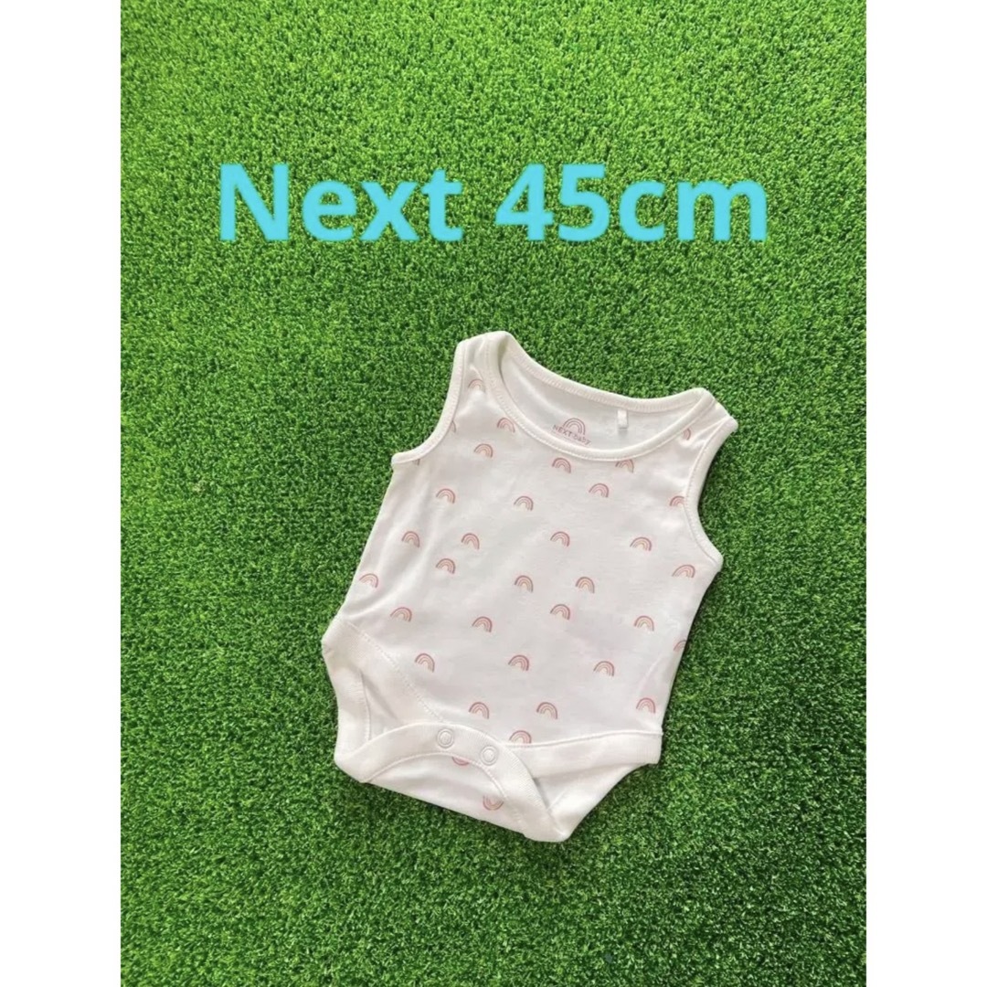 NEXT(ネクスト)の☀︎Next45cmローズピンクのボディースーツ2.3Kg キッズ/ベビー/マタニティのベビー服(~85cm)(肌着/下着)の商品写真