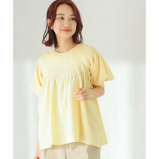 ビーミング ライフストア バイ ビームス(B:MING LIFE STORE by BEAMS)の【YELLOW】B:MING by BEAMS / ギンガム ブラウス(シャツ/ブラウス(長袖/七分))