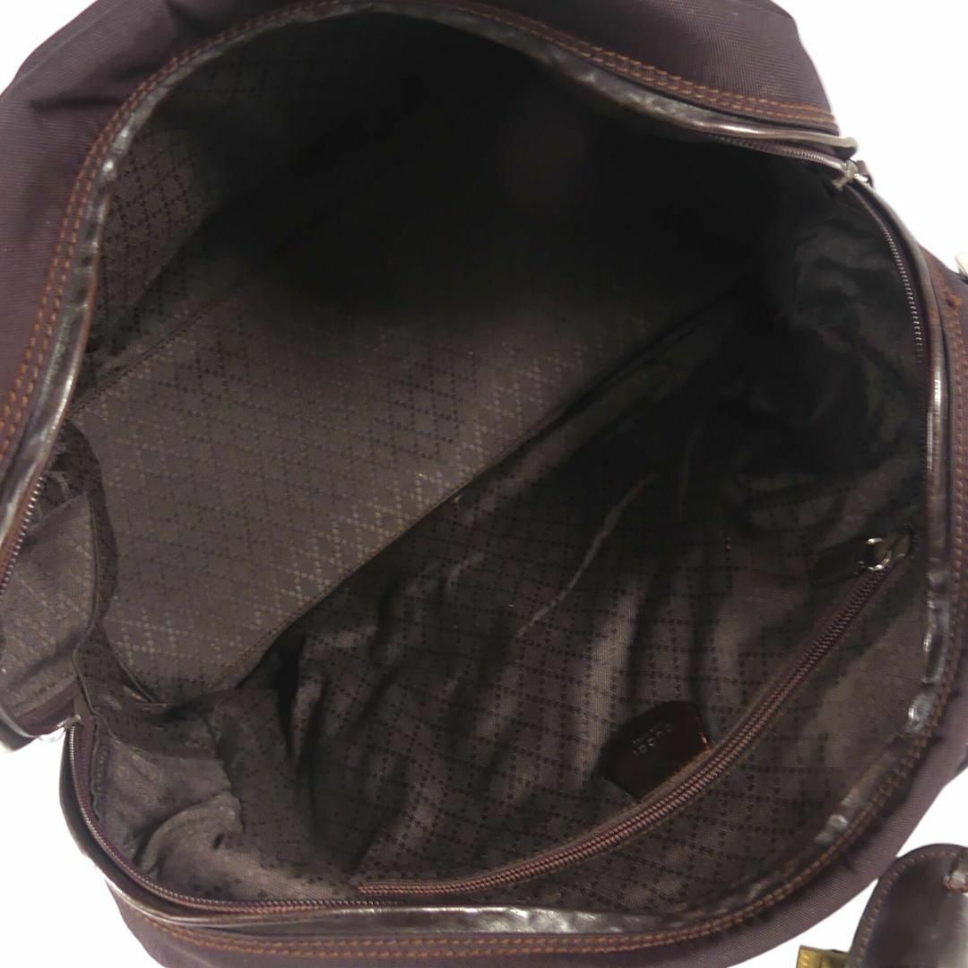 Gucci(グッチ)のイタリア製 GUCCI グッチ ビジネスバッグ 本革 レザー 茶 AA1539 メンズのバッグ(ビジネスバッグ)の商品写真