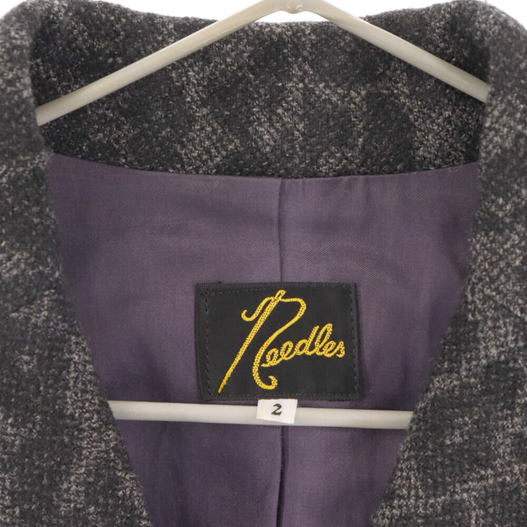 Needles(ニードルス)のNeedles ニードルス Leopard Print Tailored Jacket レオパード柄テーラードジャケット グレー メンズのジャケット/アウター(テーラードジャケット)の商品写真