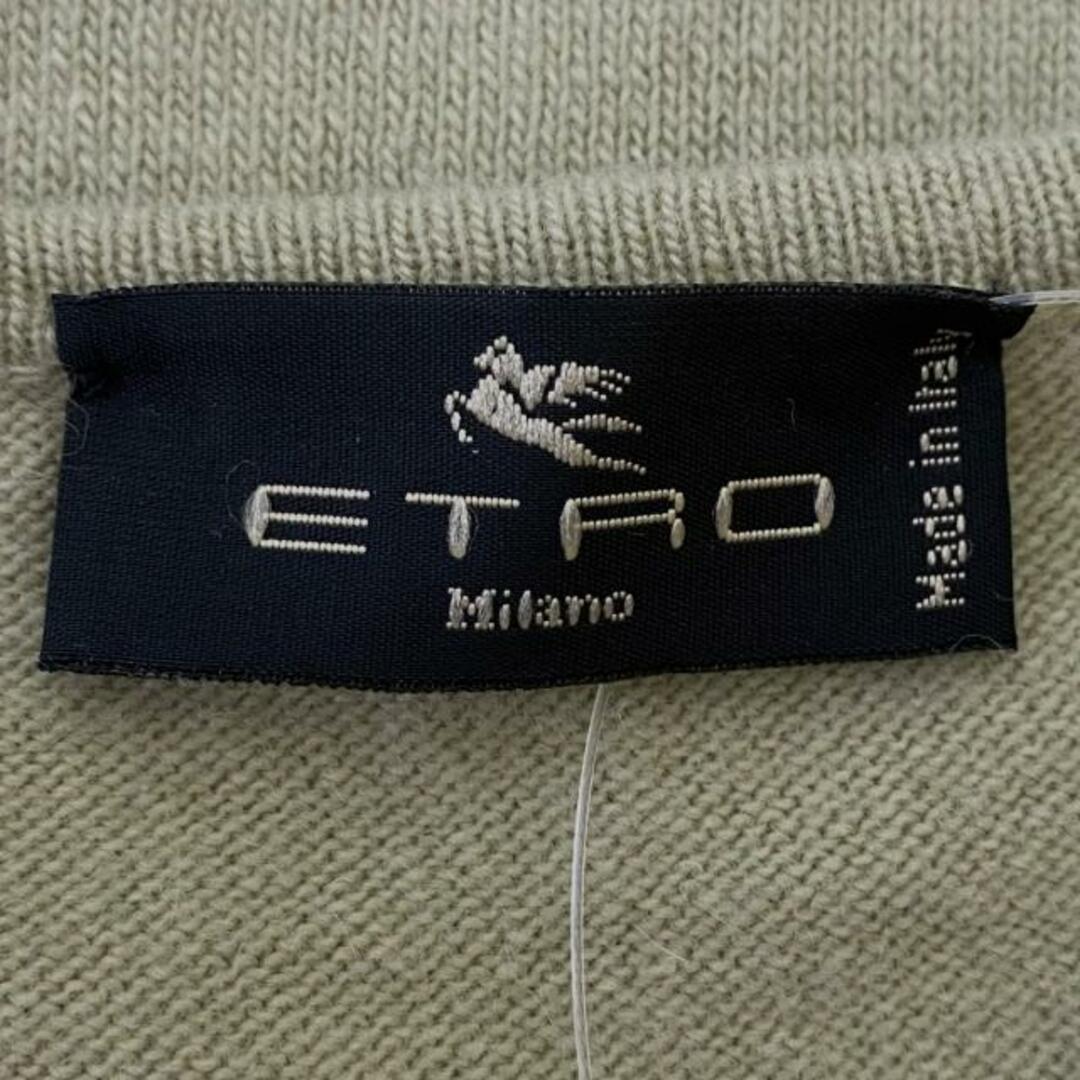 ETRO(エトロ)のETRO(エトロ) ノースリーブセーター サイズ42 M レディース - カーキ クルーネック/ニット レディースのトップス(ニット/セーター)の商品写真