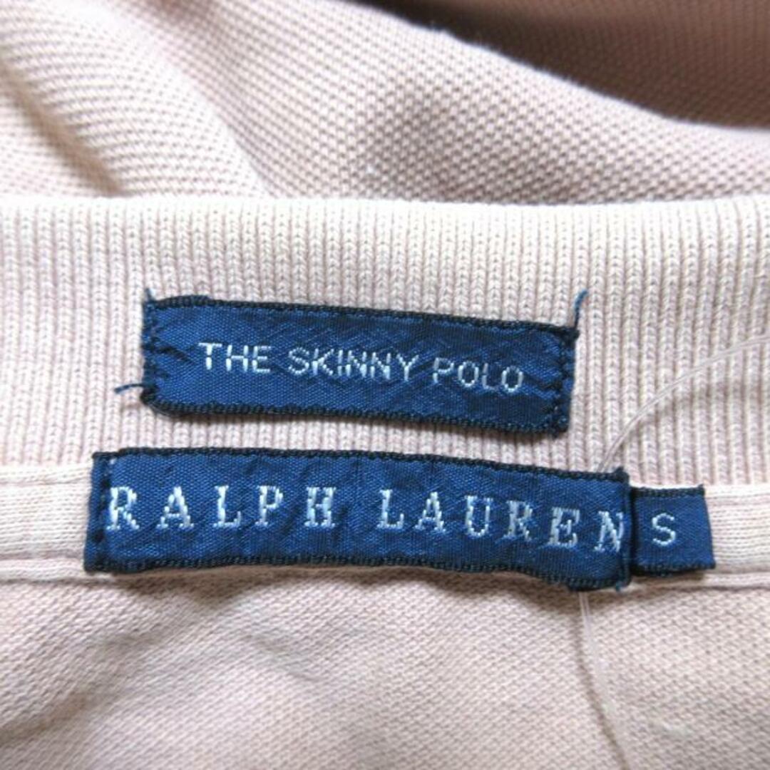 Ralph Lauren(ラルフローレン)のRalphLauren(ラルフローレン) 半袖ポロシャツ サイズS レディース ビッグポニー ピンクベージュ レディースのトップス(ポロシャツ)の商品写真