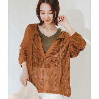 ビーミング ライフストア バイ ビームス(B:MING LIFE STORE by BEAMS)の【BROWN】B:MING by BEAMS / メッシュ ニット(ニット/セーター)