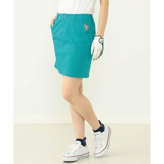 【TURQUOISE】BEAMS GOLF ORANGE LABEL / スターフラッグロゴ ツアー ストレッチスカート 2023SS(ロングスカート)