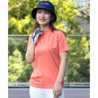 【ORANGE】<WOMEN>BEAMS GOLF ORANGE LABEL / クリアロゴ モックネックシャツ(トレーナー/スウェット)