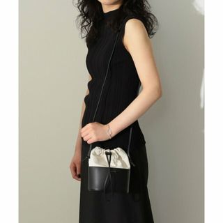 デミルクスビームス(Demi-Luxe BEAMS)の【BLACK】ORSETTO / キャンバス レザー バケツバッグ(トートバッグ)