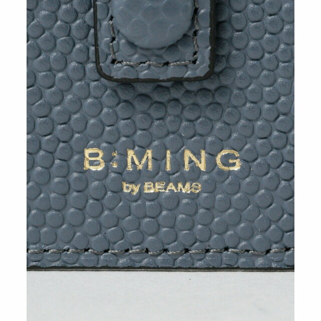 B:MING LIFE STORE by BEAMS(ビーミング ライフストア バイ ビームス)の【GRAYISH_BLUE】B:MING by BEAMS / レザーカードケース メンズのファッション小物(折り財布)の商品写真