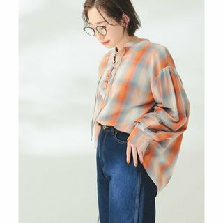 ビーミング ライフストア バイ ビームス(B:MING LIFE STORE by BEAMS)の【IVORY/ORANGE】PENDLETON / ブレイディド チュニック(シャツ/ブラウス(長袖/七分))