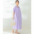 【LAVENDER】【S】B:MING by BEAMS / 袖シャーリング ワンピース