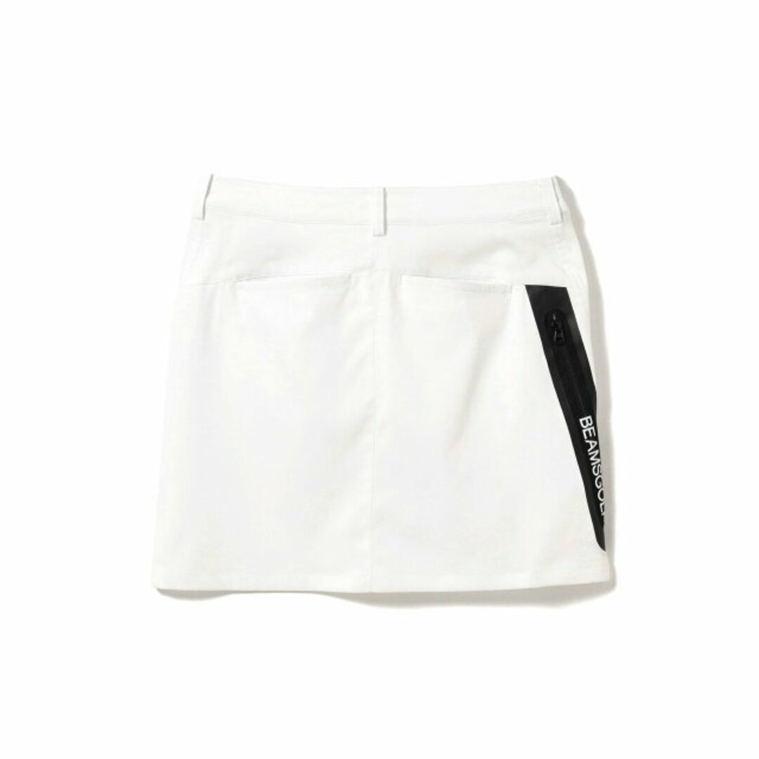 【WHITE】BEAMS GOLF ORANGE LABEL / サイドロゴ ジップポケット スカート レディースのスカート(ロングスカート)の商品写真