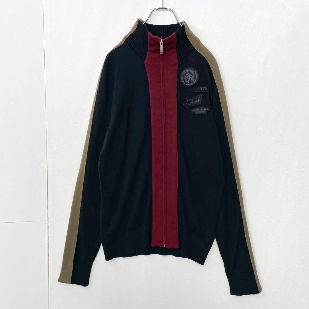 DIESEL - 希少デザイン DIESEL ディーゼル ジップ ワッペン DIESEL - 希少デザイン DIESEL ディーゼル ジップ ワッペン
