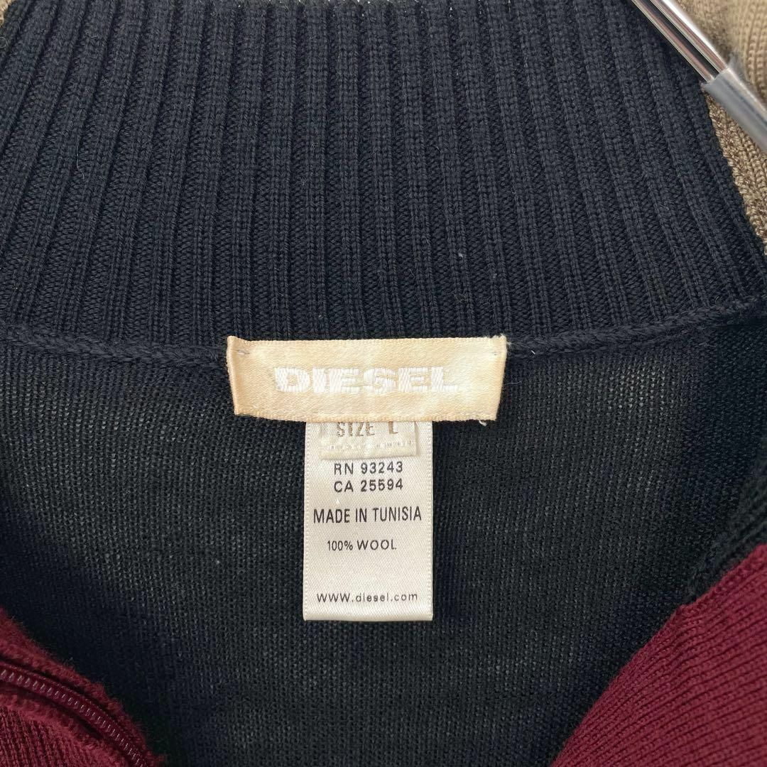 DIESEL - 希少デザイン DIESEL ディーゼル ジップ ワッペン DIESEL - 希少デザイン DIESEL ディーゼル ジップ ワッペン