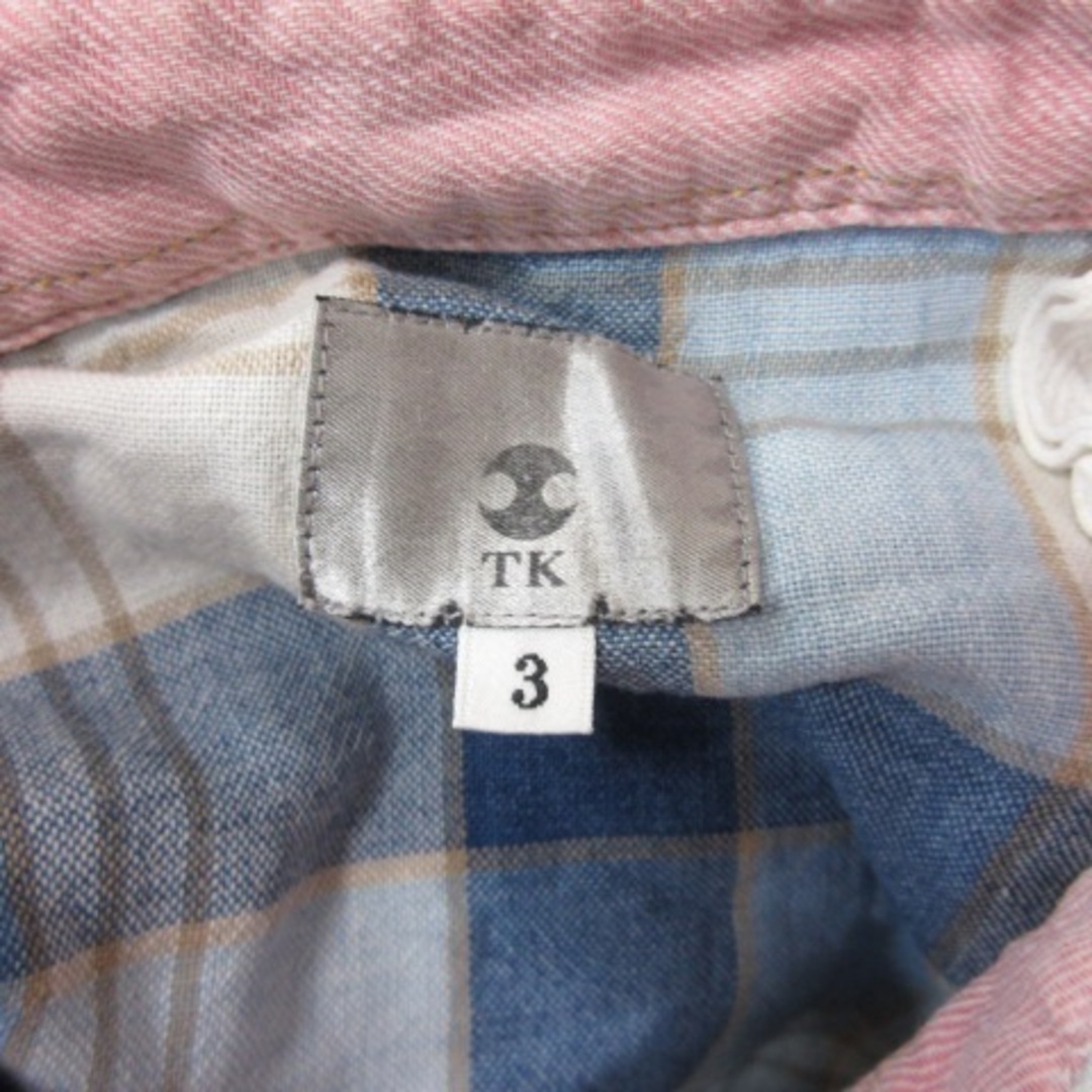 TAKEO KIKUCHI(タケオキクチ)のタケオキクチ シャツ チェック 長袖 3 マルチカラー /YI メンズのトップス(シャツ)の商品写真