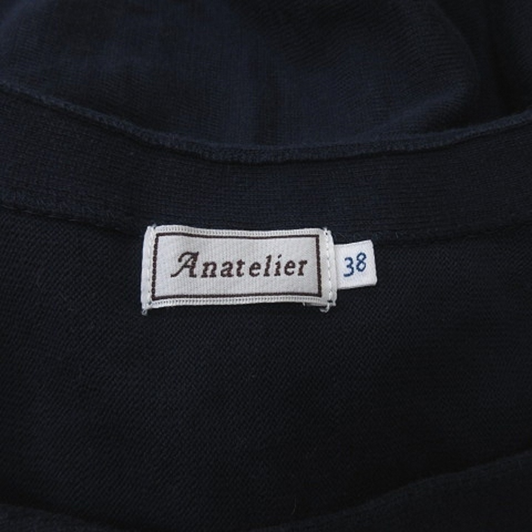 anatelier(アナトリエ)のアナトリエ カットソー 刺繍 長袖 38 紺 ネイビー /YI レディースのトップス(カットソー(長袖/七分))の商品写真