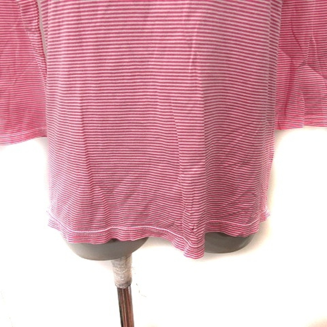 BOYCOTT(ボイコット)のボイコット Tシャツ カットソー 七分袖 ボーダー 2 ピンク /YI レディースのトップス(その他)の商品写真
