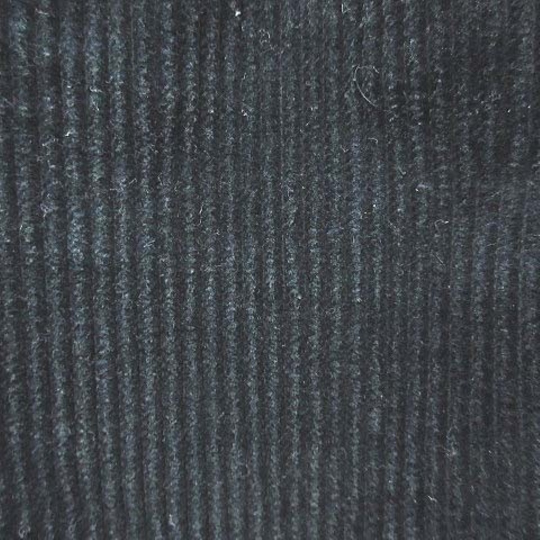 LANCEL(ランセル)のランセル キュロットパンツ ショート コーデュロイ ロゴ刺繍 黒 ブラック レディースのパンツ(キュロット)の商品写真