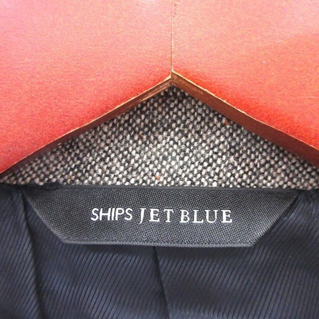 SHIPS JET BLUE(シップスジェットブルー)のシップスジェットブルー テーラードジャケット シングル ツイード 総裏地 グレー メンズのジャケット/アウター(テーラードジャケット)の商品写真