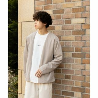 【BEIGE】BEAMS HEART / ポリエステル 梨地 カーディガン(Tシャツセット)(スウェット)