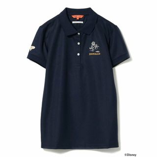 【NAVY】<WOMEN>BEAMS GOLF ORANGE LABEL / Disney(ディズニー) ポロシャツ(ポロシャツ)