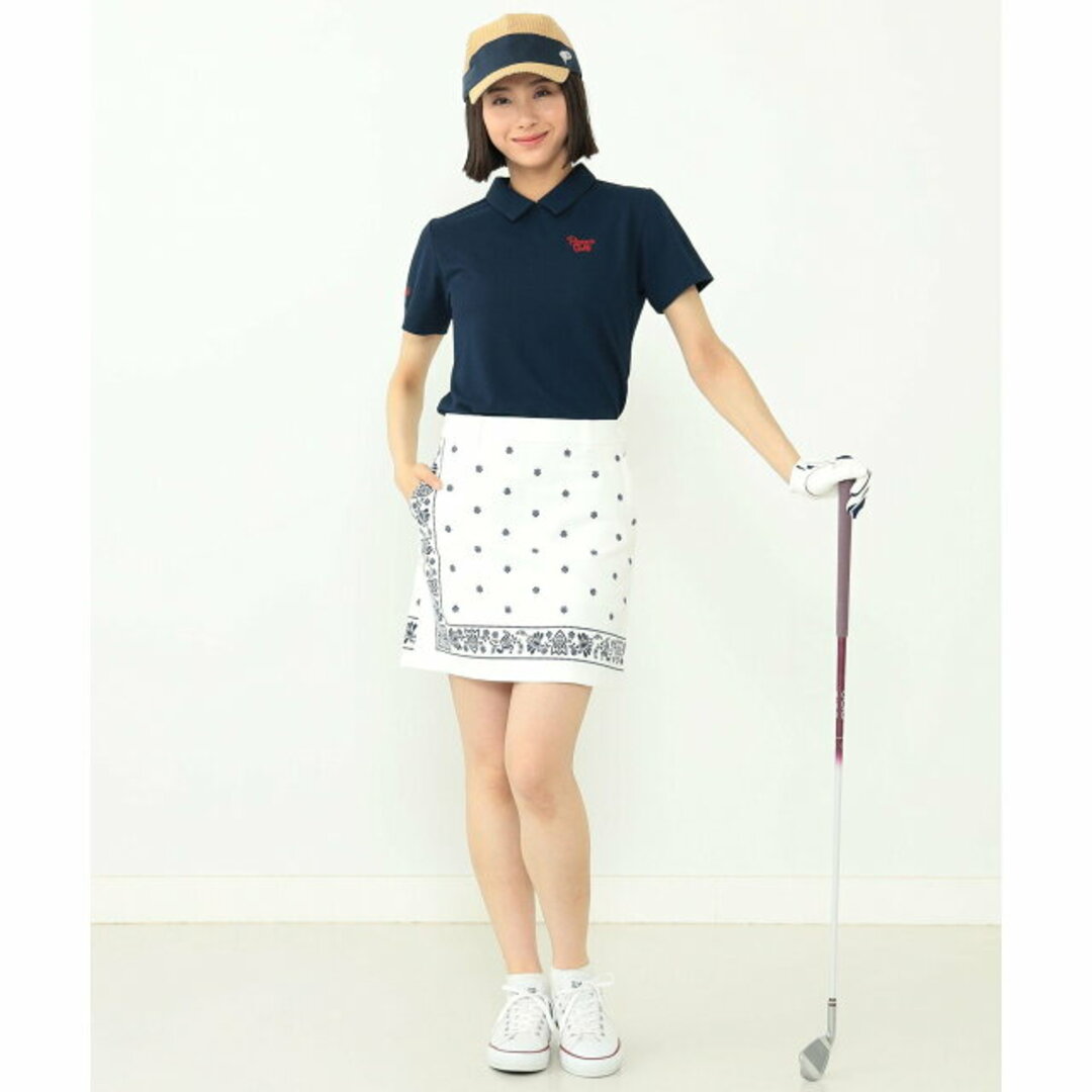 【WHITE】【M】BEAMS GOLF ORANGE LABEL / バンダナプリント スカート レディースのスカート(ミニスカート)の商品写真