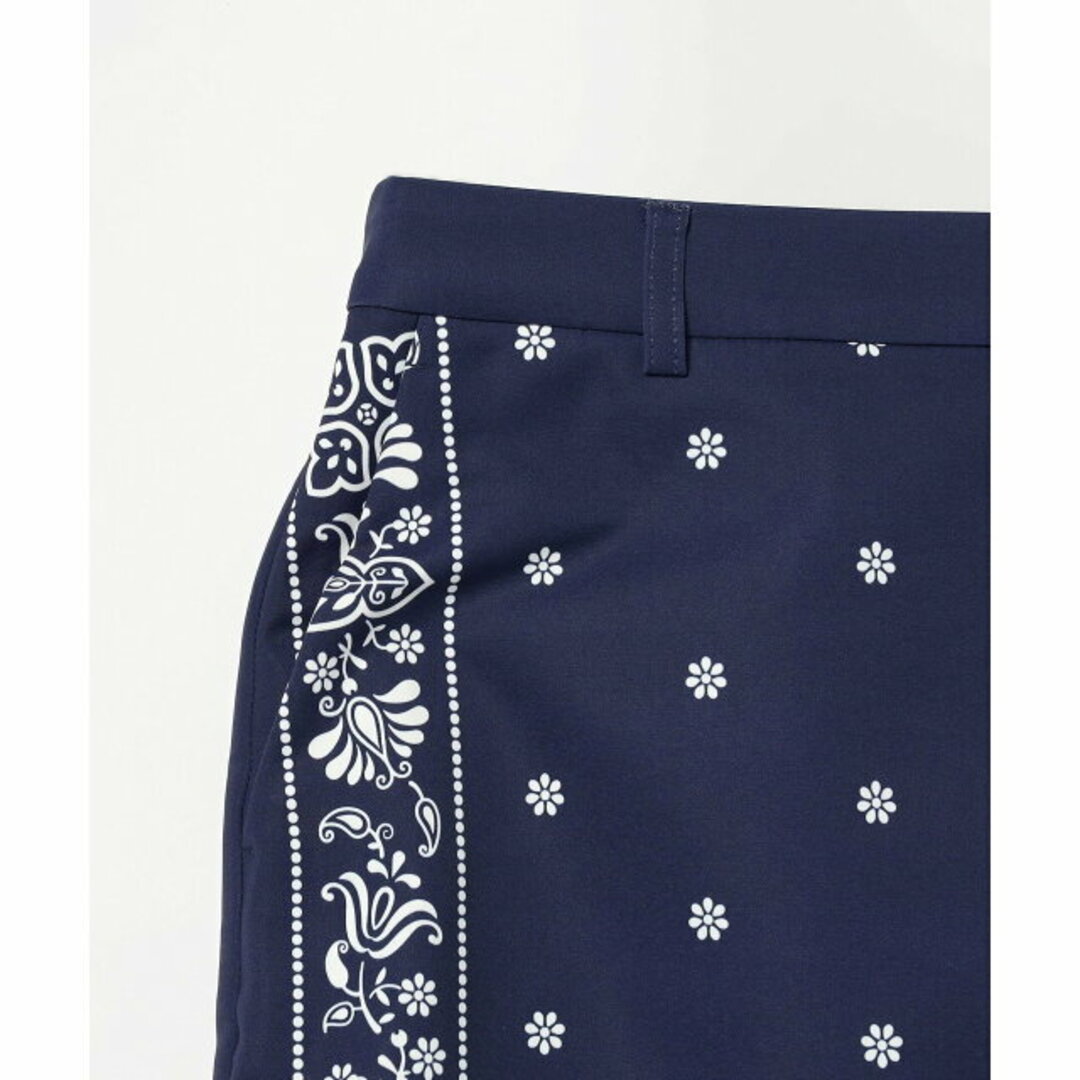 【NAVY】BEAMS GOLF ORANGE LABEL / バンダナプリント スカート レディースのスカート(ミニスカート)の商品写真