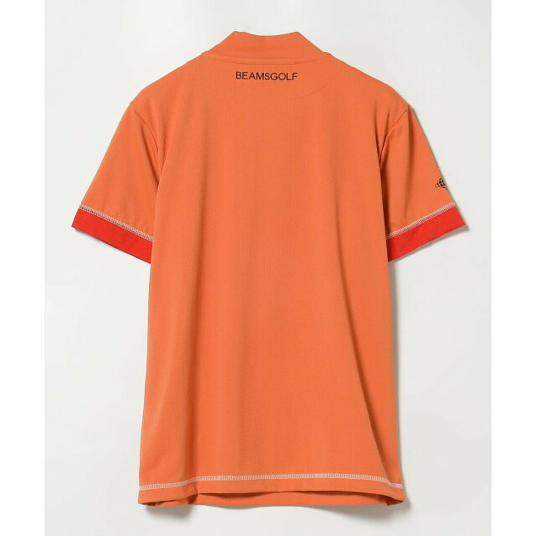 【RED】<WOMEN>BEAMS GOLF ORANGE LABEL /  グラデーションロゴ ステッチ モックネックシャツ レディースのトップス(トレーナー/スウェット)の商品写真