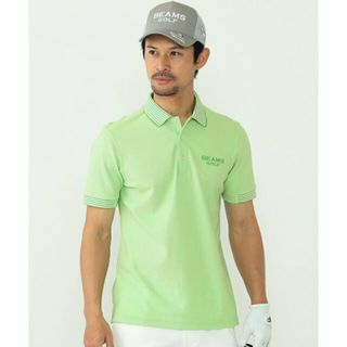 【GREEN】BEAMS GOLF PURPLE LABEL / セイタック鹿の子 シャンブレー ポロシャツ(その他)