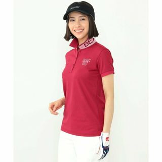 【RED】BEAMS GOLF ORANGE LABEL / 襟裏 ロゴ ポロシャツ 2023SS(ポロシャツ)