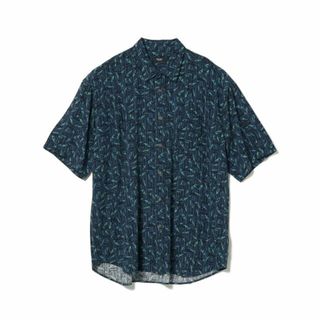 【NAVY】BEAMS HEART / レトロプリント ショートスリーブ シャツ(シャツ)