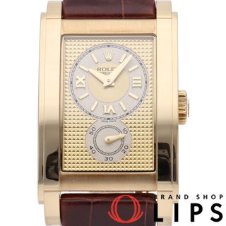 ロレックス(ROLEX)のロレックス チェリーニ プリンス メンズ時計 Cherini Prince 5440/8(D) 箱 K18YG/革 メンズ時計 シャンパンカラー 仕上げ済 美品 【中古】(その他)