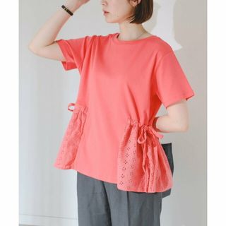 ビーミング ライフストア バイ ビームス(B:MING LIFE STORE by BEAMS)の【PINK】B:MING by BEAMS / スムース サイドレース カットソー(カットソー(長袖/七分))