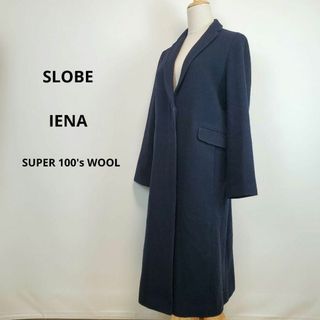 スローブイエナ(SLOBE IENA)のスローブイエナSLOBEIENAレディース９黒ロングコート(その他)