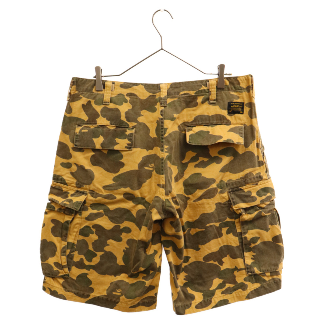 A BATHING APE(アベイシングエイプ)のA BATHING APE アベイシングエイプ 00s 1st camo ウォッシュ加工 カーゴ ショーツ ハーフパンツ 迷彩 イエロー メンズのパンツ(ショートパンツ)の商品写真