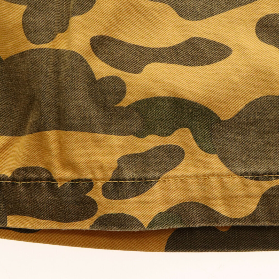 A BATHING APE(アベイシングエイプ)のA BATHING APE アベイシングエイプ 00s 1st camo ウォッシュ加工 カーゴ ショーツ ハーフパンツ 迷彩 イエロー メンズのパンツ(ショートパンツ)の商品写真