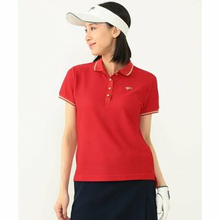 【RED】BEAMS GOLF PURPLE LABEL / メッシュ 半袖 ポロシャツ(トレーナー/スウェット)