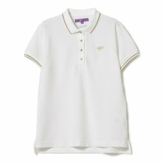 【WHITE】BEAMS GOLF PURPLE LABEL / メッシュ 半袖 ポロシャツ(トレーナー/スウェット)