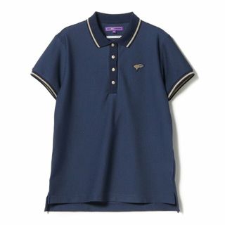 【NAVY】BEAMS GOLF PURPLE LABEL / メッシュ 半袖 ポロシャツ(トレーナー/スウェット)