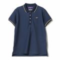 【NAVY】【S】BEAMS GOLF PURPLE LABEL / メッシュ 半袖 ポロシャツ