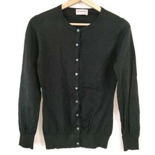 ジョンスメドレー(JOHN SMEDLEY)のJOHN SMEDLEY(ジョンスメドレー) カーディガン サイズS レディース - 黒 長袖(カーディガン)