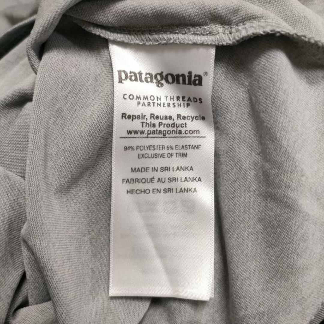 patagonia(パタゴニア)のPatagonia(パタゴニア) 長袖Tシャツ サイズXS レディース - グレー Vネック レディースのトップス(Tシャツ(長袖/七分))の商品写真